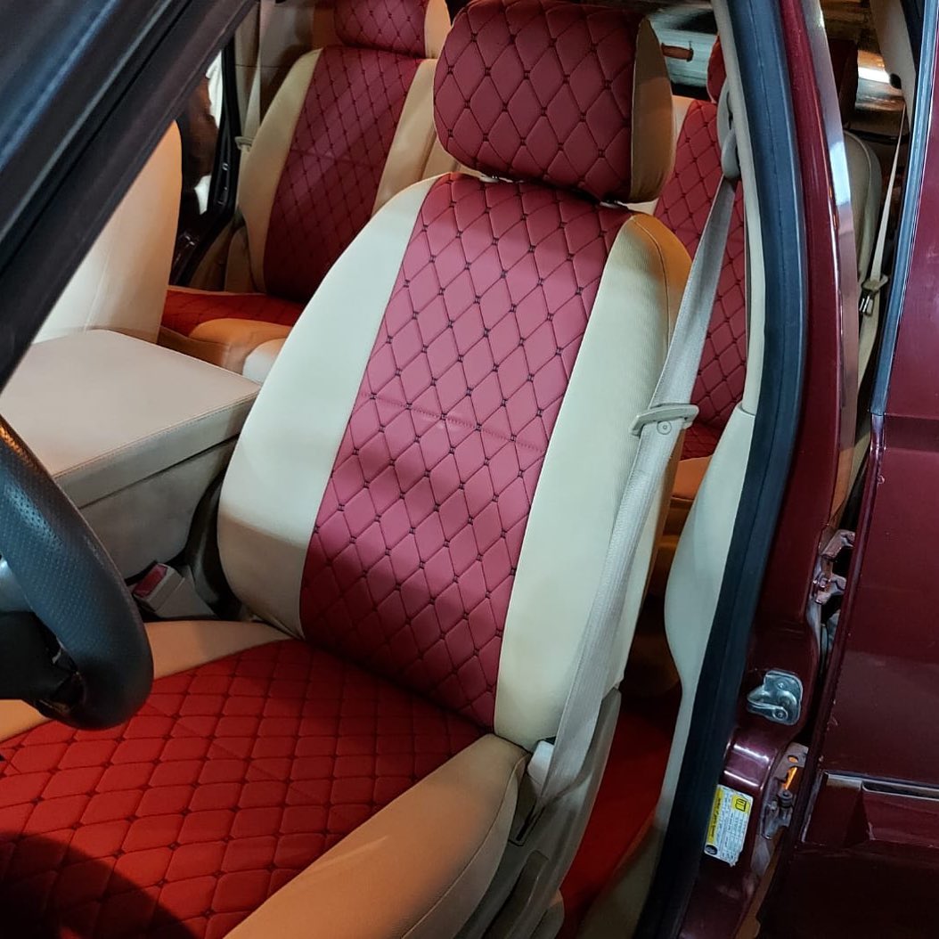 Truck seat upholstery repair in Kuwait - Chevy Tahoe