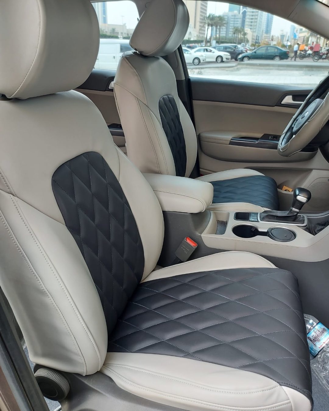 SUV seat upholstery repair in Kuwait with leather car seats