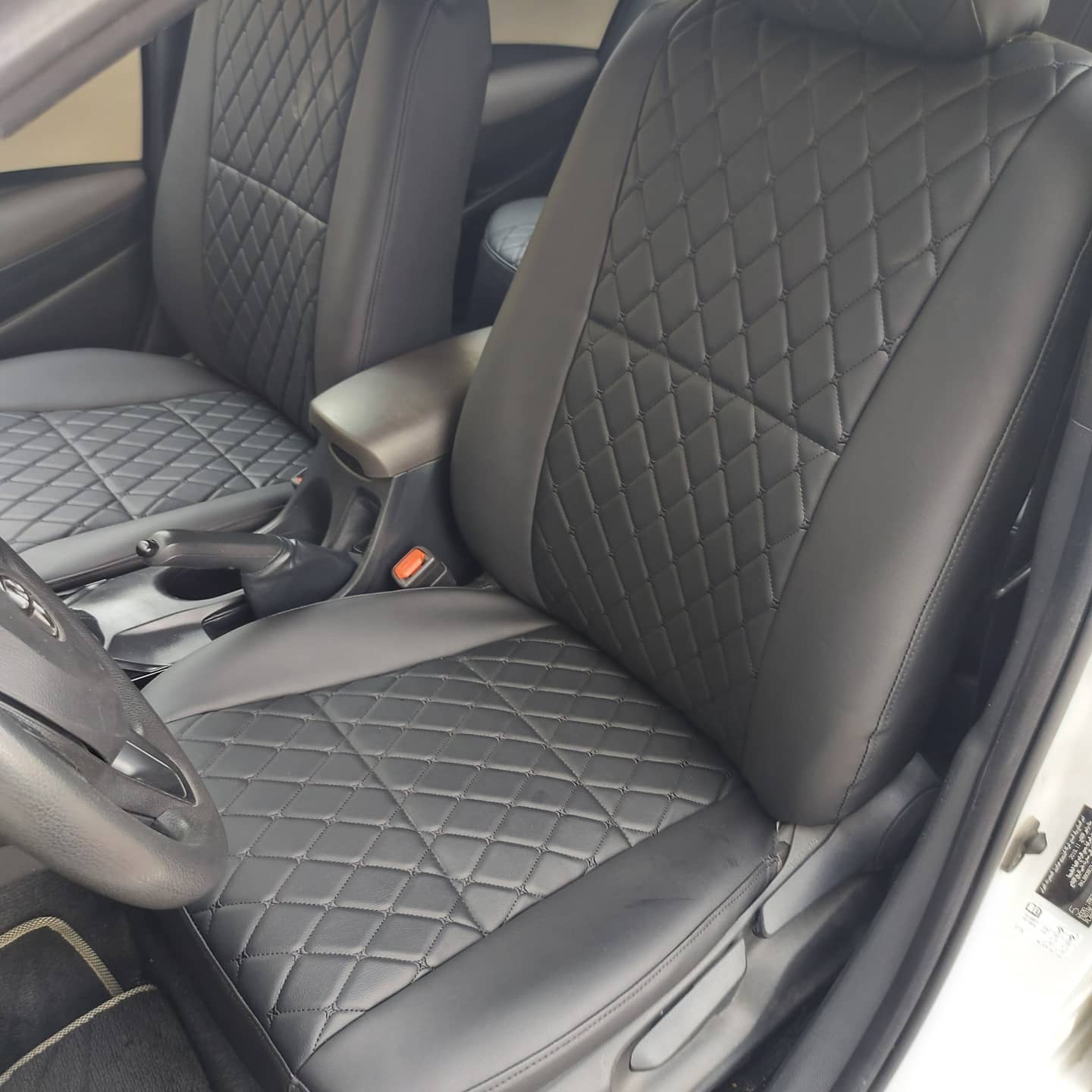 Sedan seat upholstery with custom fit in Kuwait - Toyota Corolla 2020